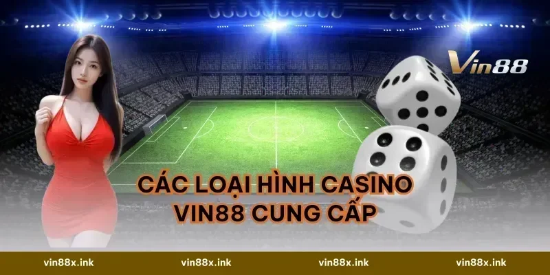Các Loại Hình Casino Vin88 Cung Cấp